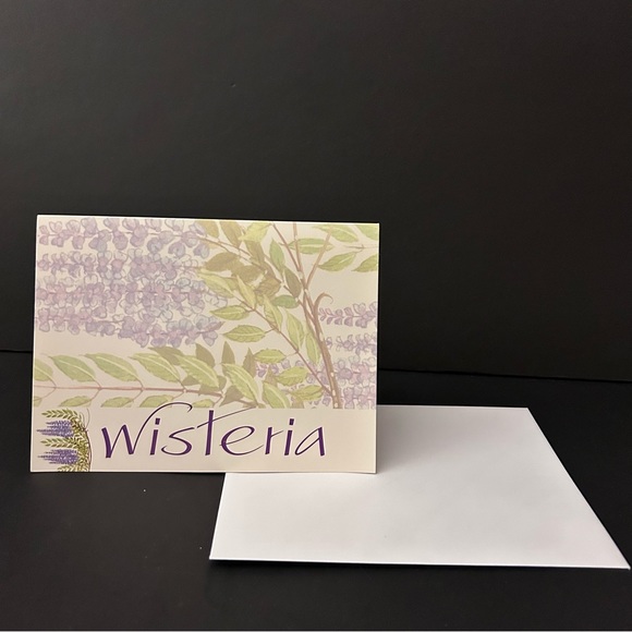 Pop-up card w/envelope - WISTERIA - Picture 2 of 5